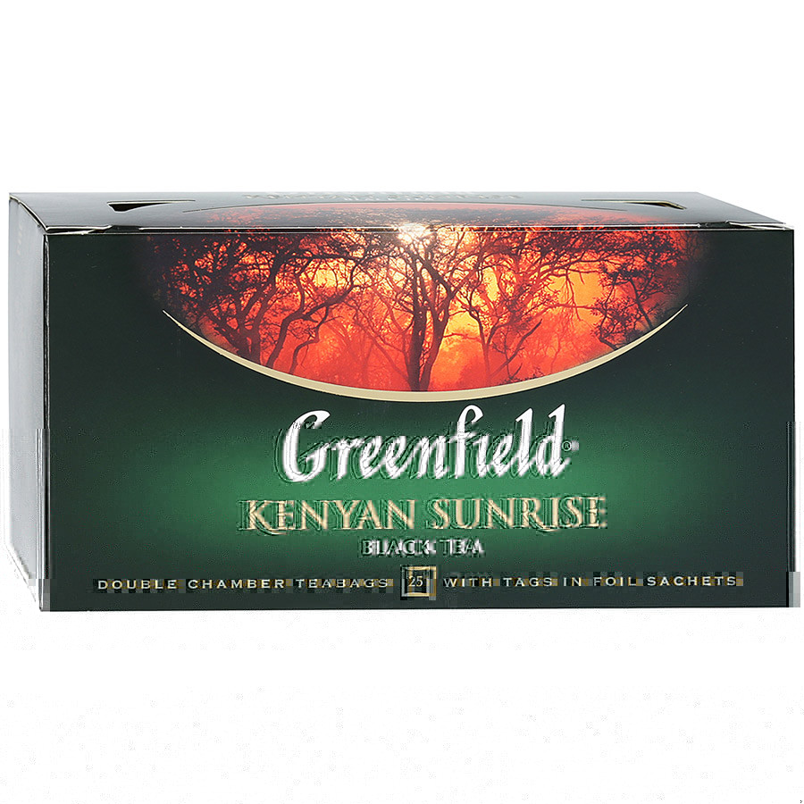 Чай Greenfield Kenyan Sunrise черный 25 пакетиков по 2 г
