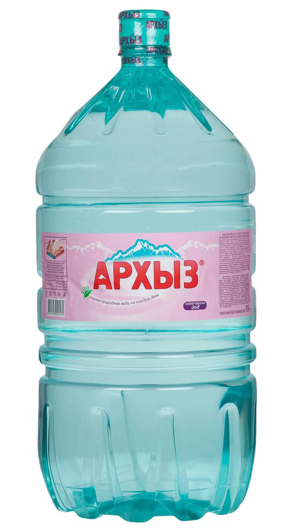 Питьевая вода «Архыз» ПЭТ 19 литров