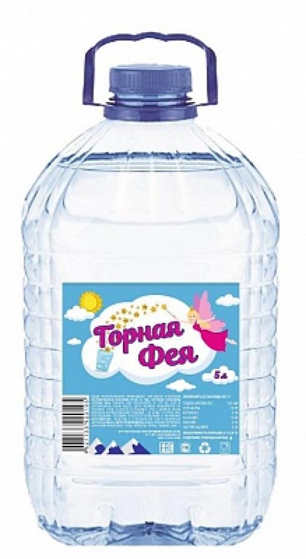 Питьевая вода «Горная Фея» для детей 5 литров