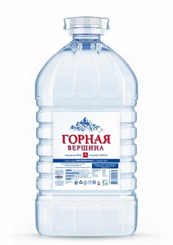 Питьевая вода «Горная Вершина» 5 литров