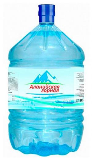 Вода «Аланийская горная» ПЭТ 19 литров