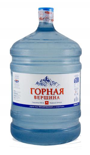 Питьевая вода «Горная Вершина» 19 литров