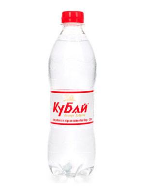 Питьевая вода «Кубай» 0.5 л. газированная 12 бутылок