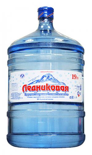 Питьевая вода «Ледниковая» 19 литров (ПЭТ)